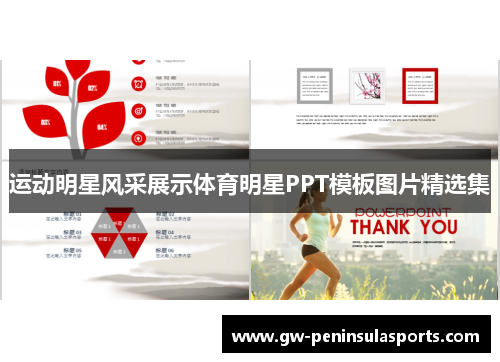 运动明星风采展示体育明星PPT模板图片精选集