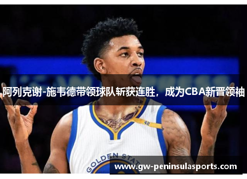 阿列克谢-施韦德带领球队斩获连胜，成为CBA新晋领袖